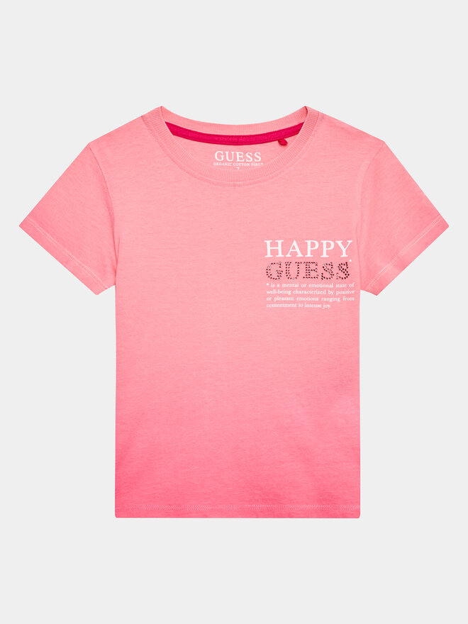 Guess Guess T-Shirt J3YI37 K8HM4 Rosa Boxy Fit