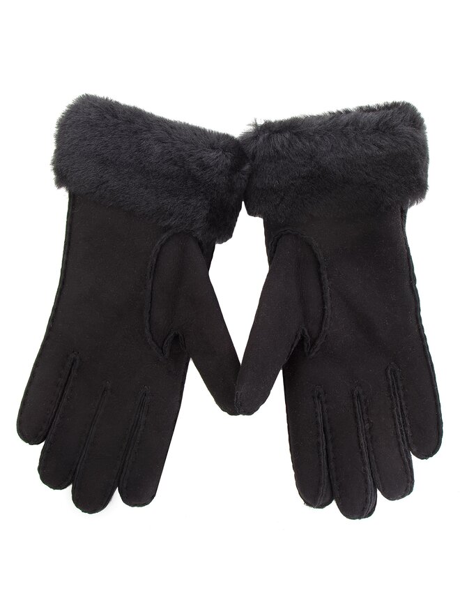 Ugg Жіночі рукавички Ugg W Turn Cuff Glove 17369 Чорний