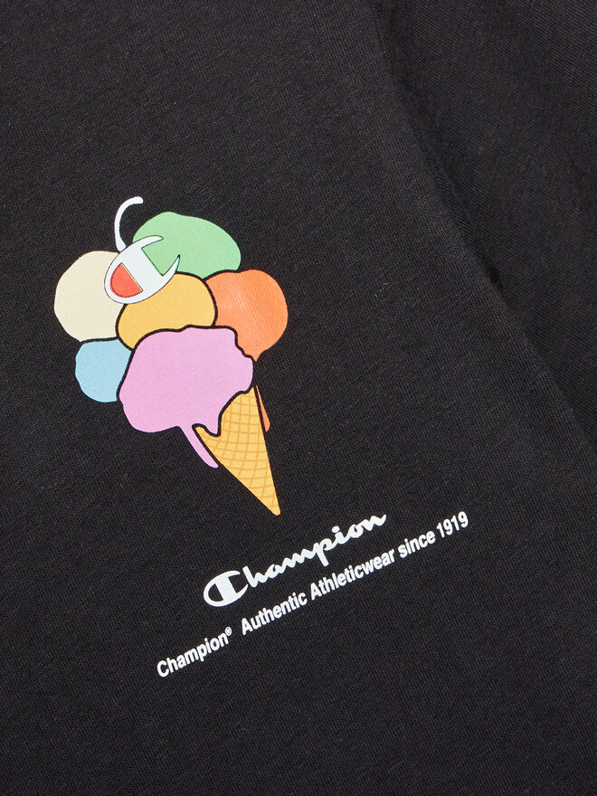 Champion Champion Majica 306373 Črna Regular Fit