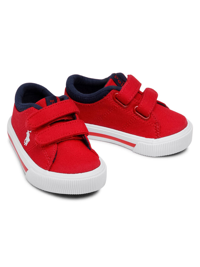 Polo Ralph Lauren Sneakers aus Stoff Polo Ralph Lauren Elmwood Ez RF102963 Rot