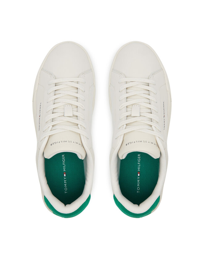 Tommy Hilfiger Zapatillas Tommy Hilfiger Th Court Lth Detail Ess FM0FM05367 Beis