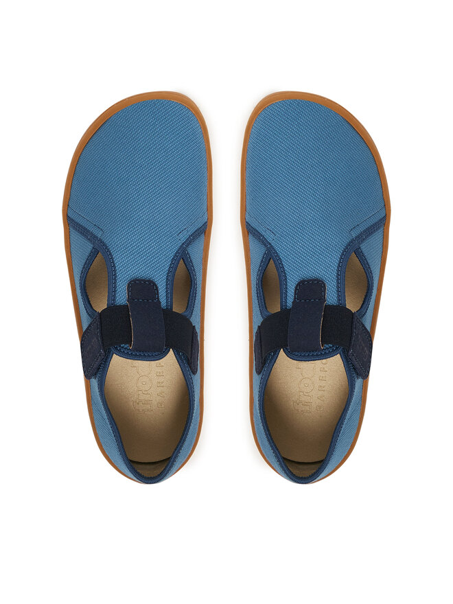 Froddo Тапочки Froddo Barefoot Canvas T-Bar G1700439-1 D Голубий