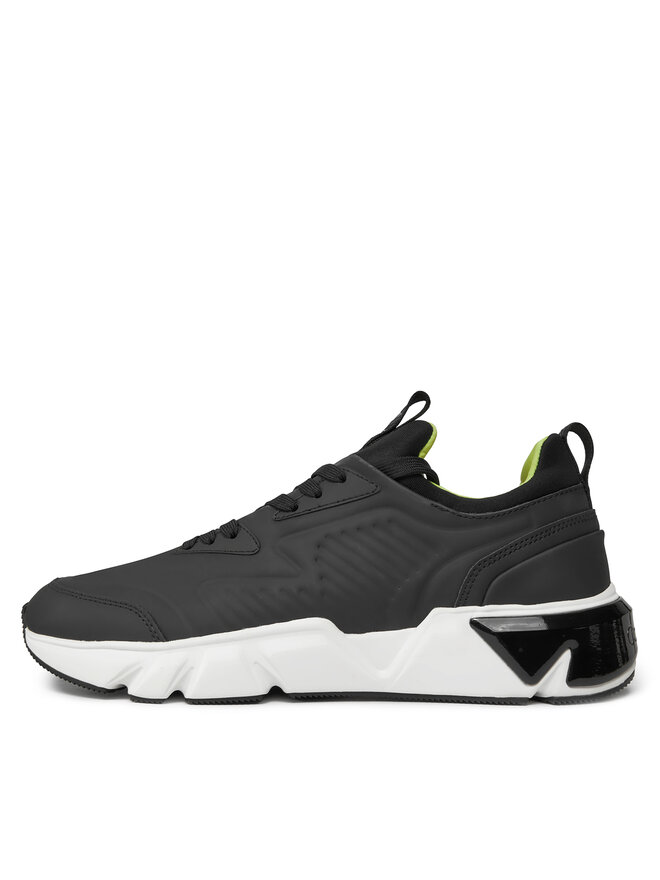 Calvin Klein Снікерcи Calvin Klein Low Top Lace Up Lth HM0HM00317 Чорний