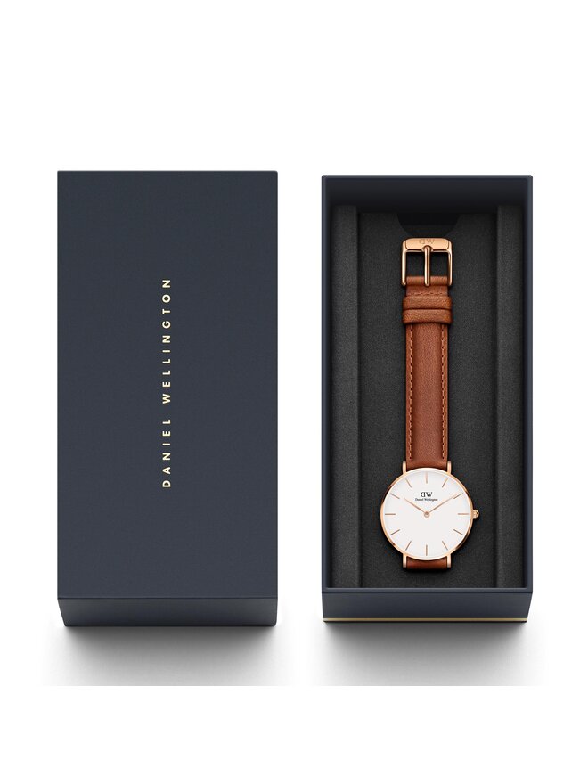 Daniel Wellington Годинник Daniel Wellington Classic Petite Durham DW00100172 Коричневий