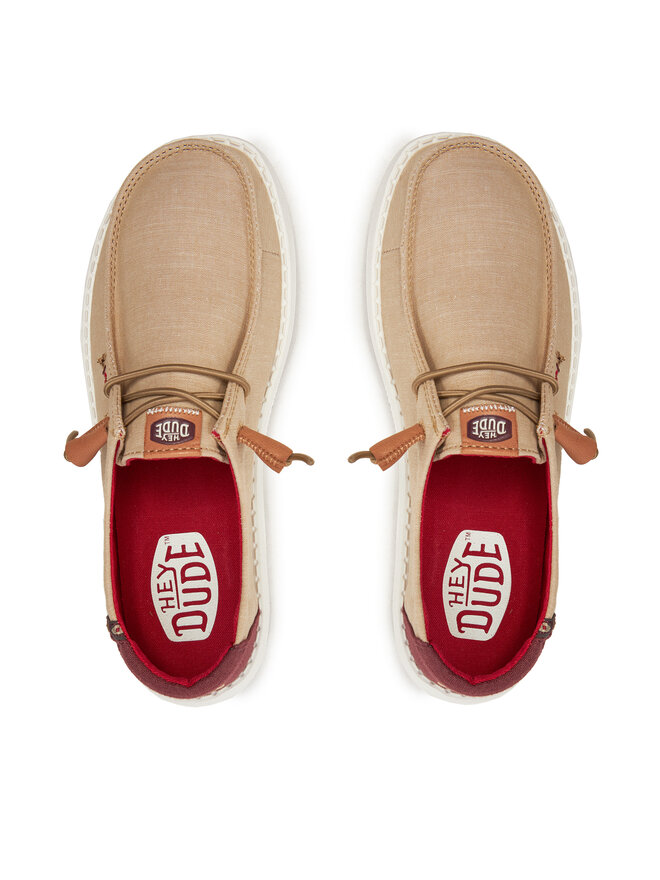 Hey Dude Halbschuhe Hey Dude Wendy Chambray Boho 40729-255 Beige