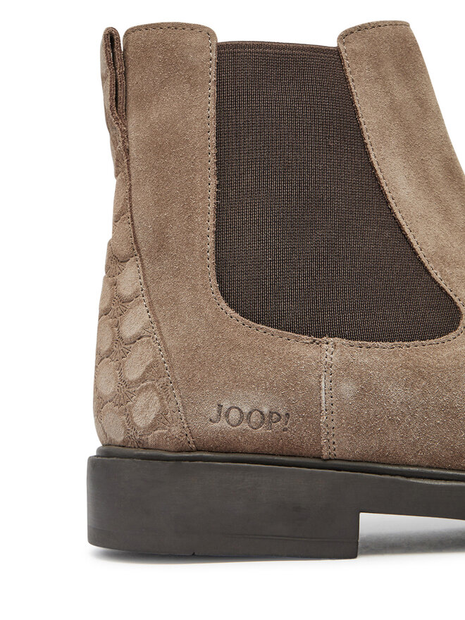JOOP! Členková obuv s elastickým prvkom JOOP! 4140007671 Hnedá