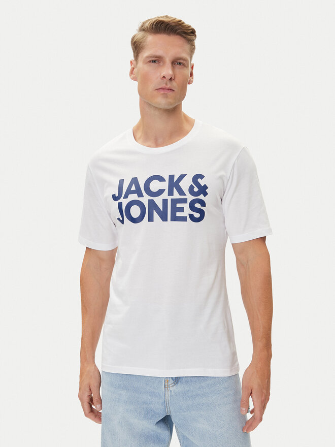 Jack&Jones Jack&Jones Σετ 3 T-Shirts Corp Logo 12191762 Μαύρο Slim Fit