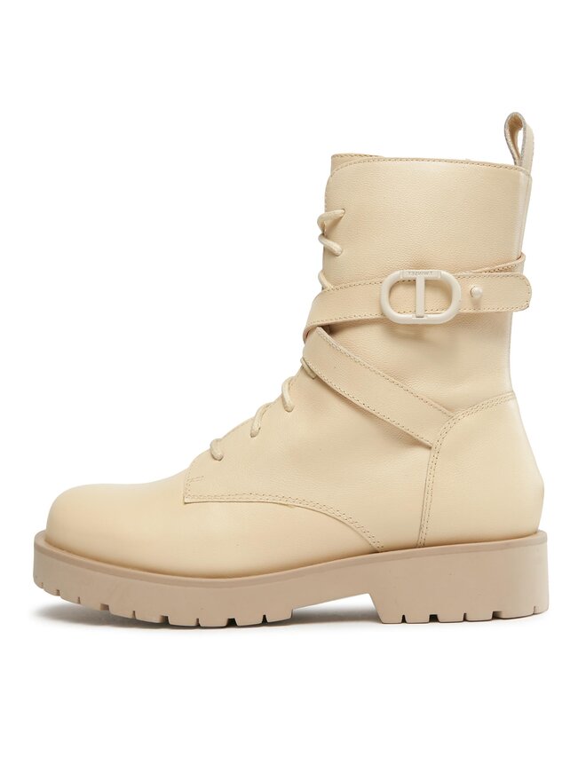TWINSET Planinarske cipele TWINSET 232TCP050 Écru