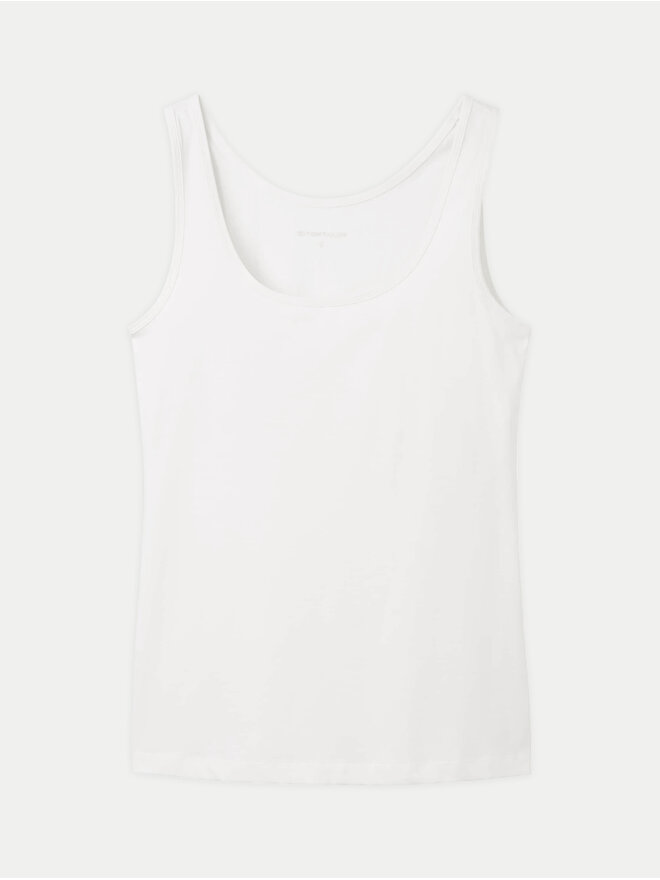 Tom Tailor Tom Tailor Τοπ 1040552 Λευκό Regular Fit