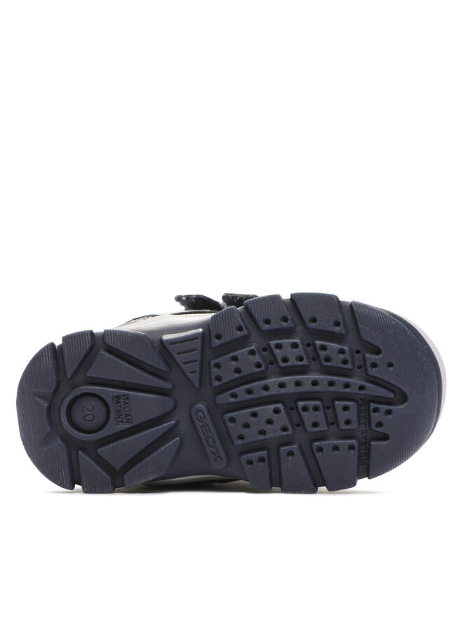 Geox B FLANFIL BOY B ABX BABY BOYS SINGLE BOOTS, Dark Grey Black