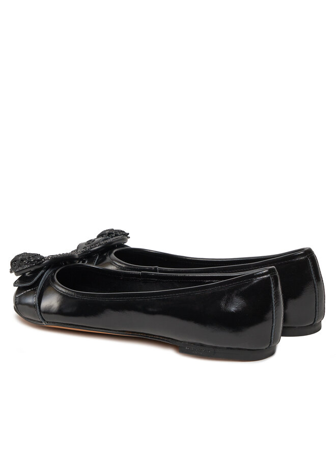 Kurt Geiger Балеринки Kurt Geiger Mayfair Drench Ballerina 1291200109 Черен