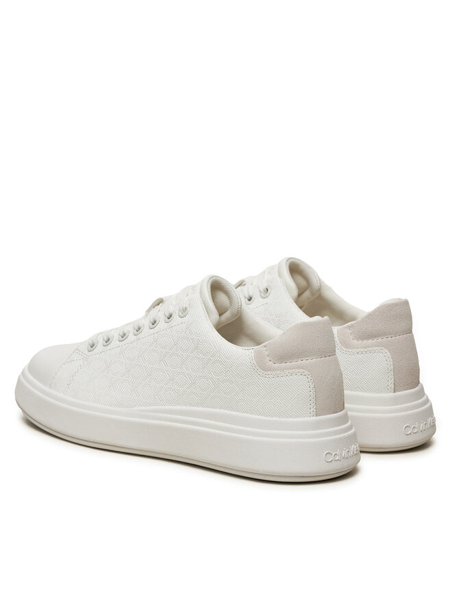Calvin Klein Sneakers Calvin Klein Cupsole Lace Up Mono HW0HW02445 Alb