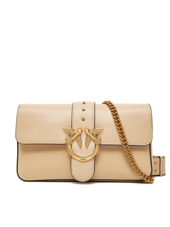 PINKO Ročna torba PINKO Love One Classic Fl 104524 A0QO C50Q Bež