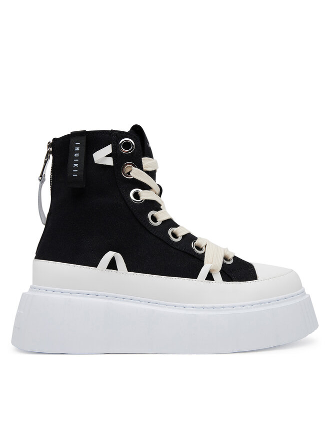 Inuikii Tornacipő Inuikii Matilda Canvas High 30103-025 Fekete
