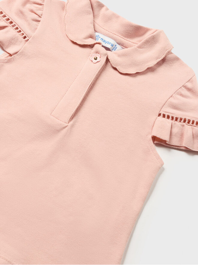 Mayoral Mayoral Poloshirt 1191 Rosa Regular Fit