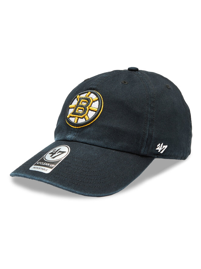 47 Brand Kšiltovka 47 Brand NHL Boston Bruins '47 CLEAN UP H-RGW01GWS-BK Černá