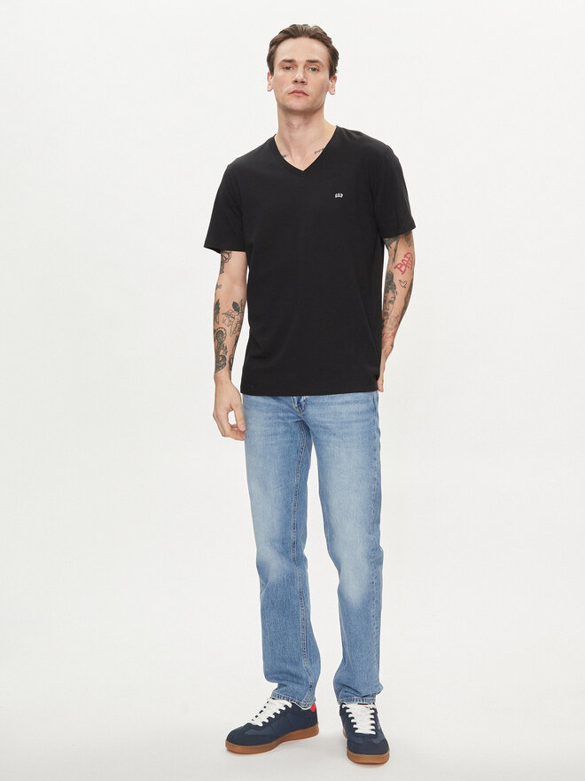 Gap Gap Camiseta 753771-02 Negro Regular Fit