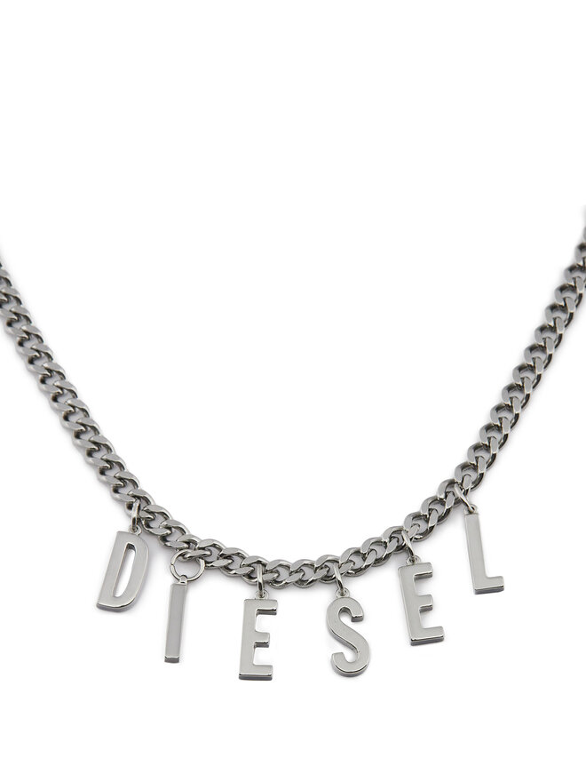 Diesel Ogrlica Diesel DX1494040 Srebrna