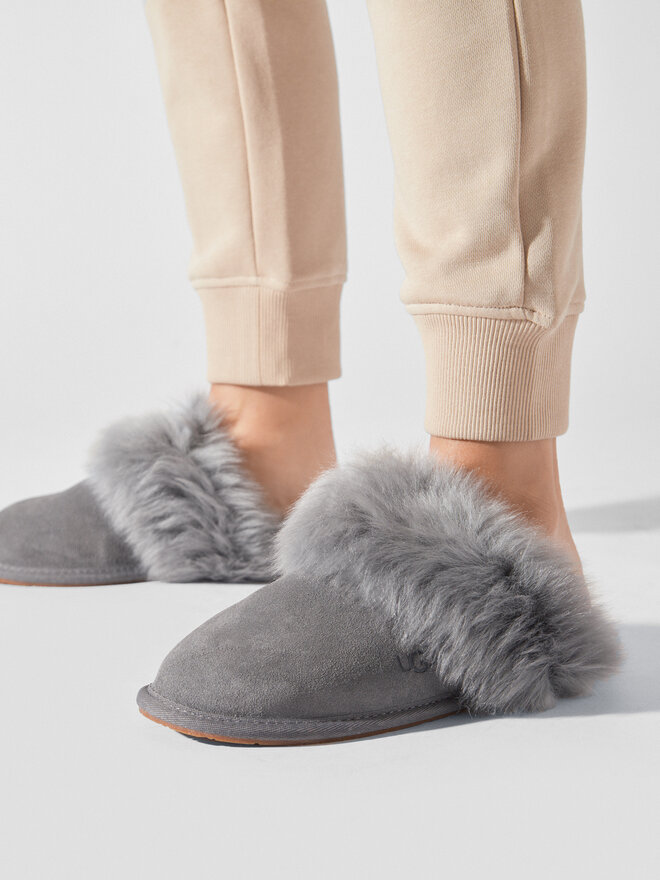 Ugg Papuci de casă Ugg W Scuff Sis 1122750 Gri