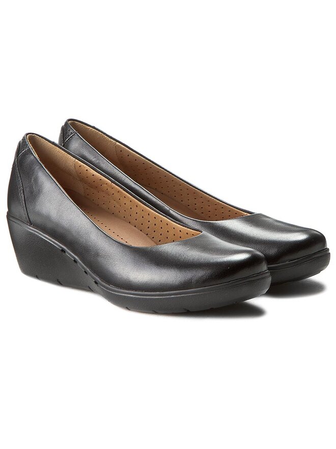 Clarks Halbschuhe Clarks Un Cass 261211804 Schwarz