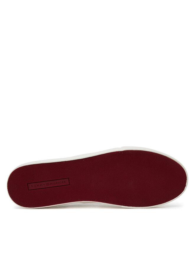 Tommy Hilfiger Πάνινα παπούτσια Tommy Hilfiger Th Hi Vulc Low Oxford Twill FM0FM05400 Λευκό
