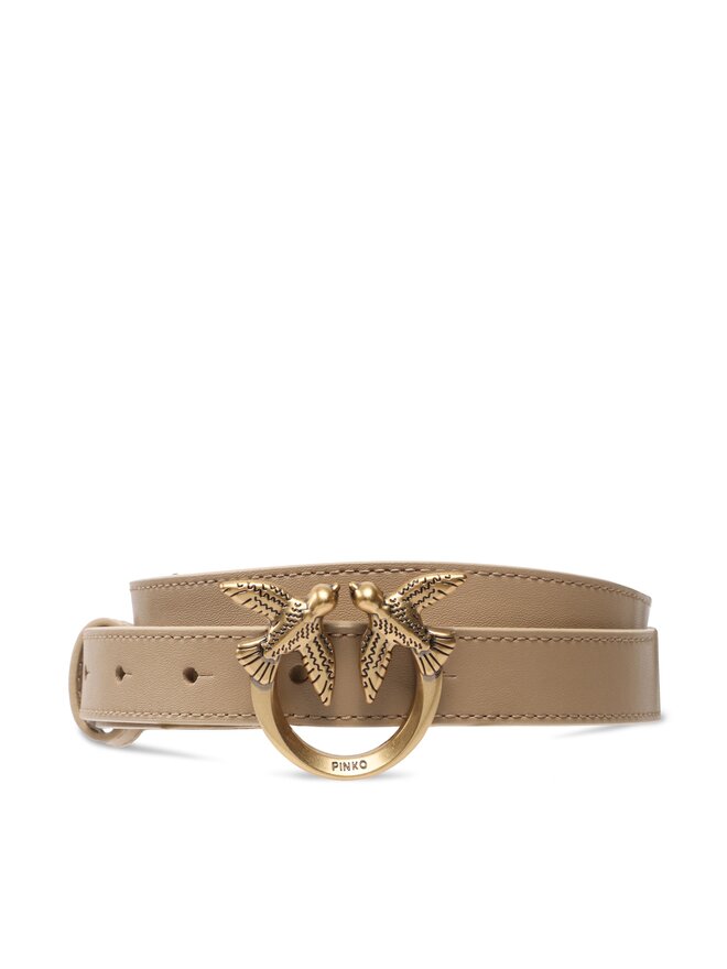 PINKO Pasek Damski Pinko Love Berry H2 Belt PE 23 PLT01 100143 A0F1 Beżowy