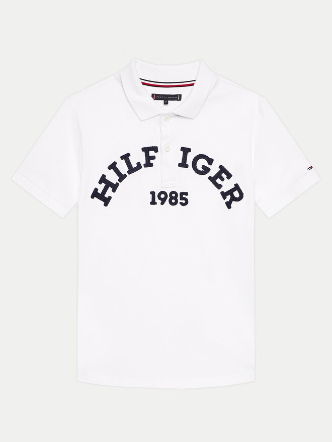 Tommy Hilfiger Tommy Hilfiger Poloshirt Monotype 1985 Arch KB0KB08855 Weiß Regular Fit