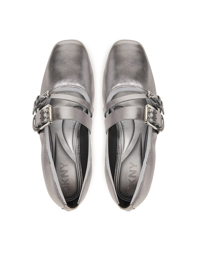 DKNY Baleríny DKNY Dade K1511477 Strieborná