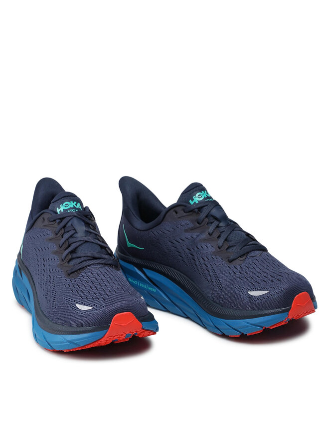 Hoka Παπούτσια για Τρέξιμο Hoka M Clifton 8 Wide 1121374 Σκούρο μπλε