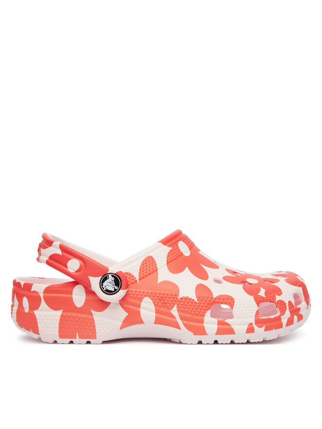 Crocs Pantoletten Crocs Classic Pop Petals Clog 214090 Rosa