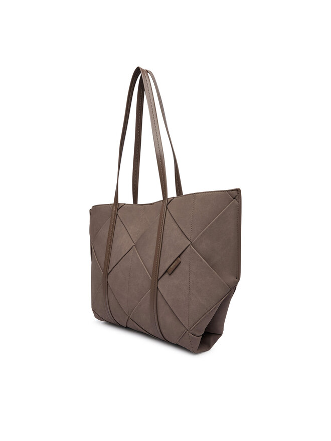 Calvin Klein Handtasche Calvin Klein Woven Sueded Carryall LV04F3695G Braun
