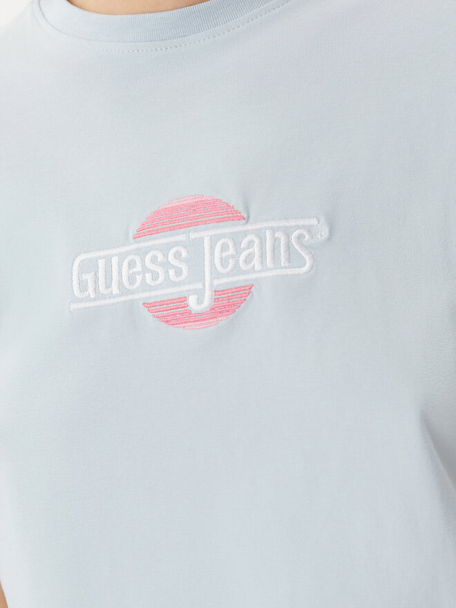 Guess Jeans Guess Jeans Póló W5GI26 J1314 Sötétkék Regular Fit