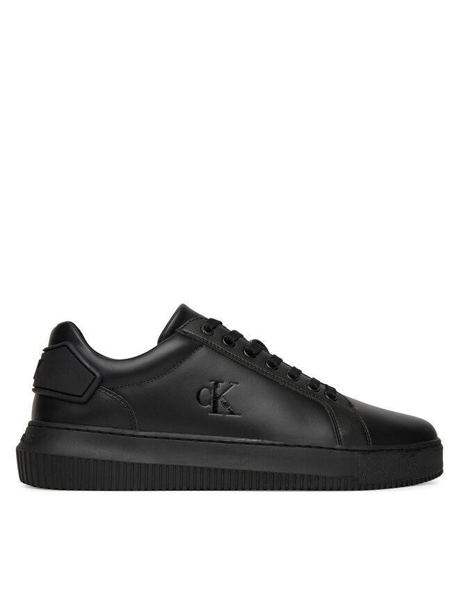 Calvin Klein Jeans Snīkeri Calvin Klein Jeans Chunky Cupsole Ru Patch Lth YM0YM01296 Melns