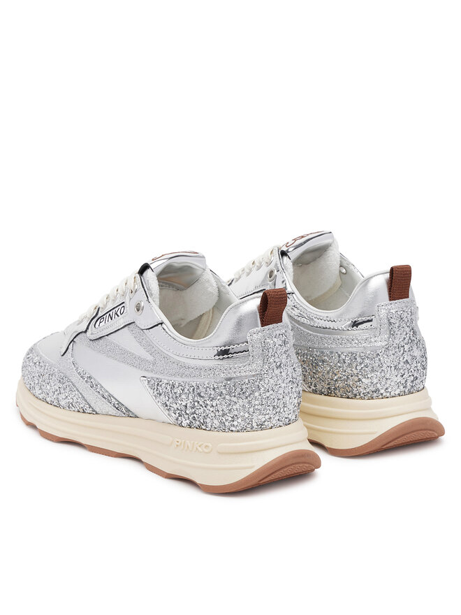 PINKO Superge PINKO Zoe 03 SS0091T033 Srebrna
