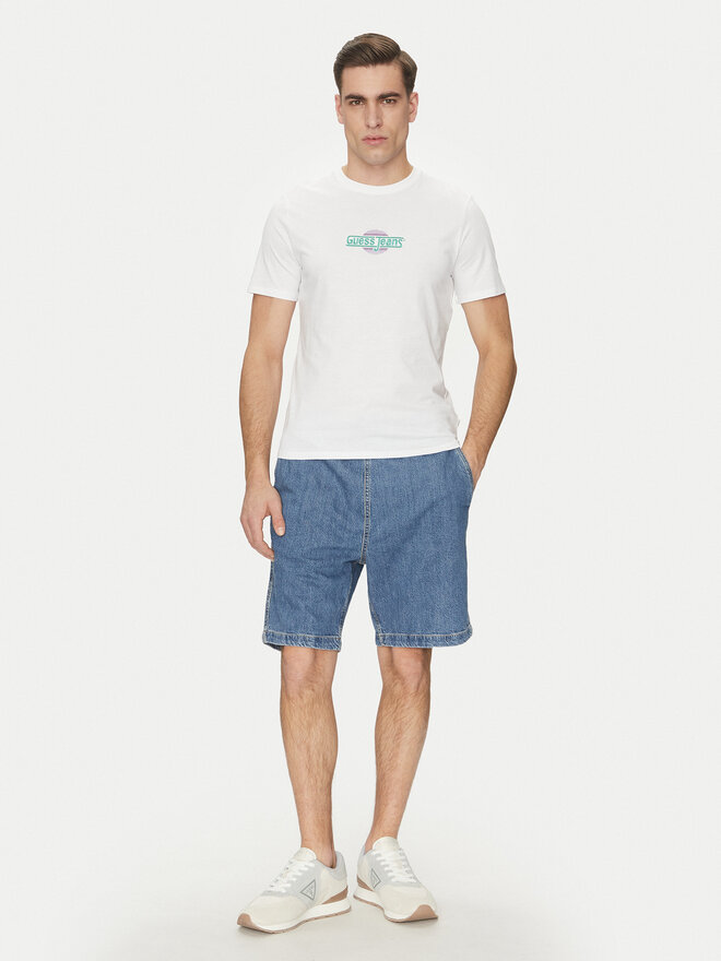 Guess Jeans Guess Jeans Camiseta M5GI23 K8HM0 Blanco Slim Fit