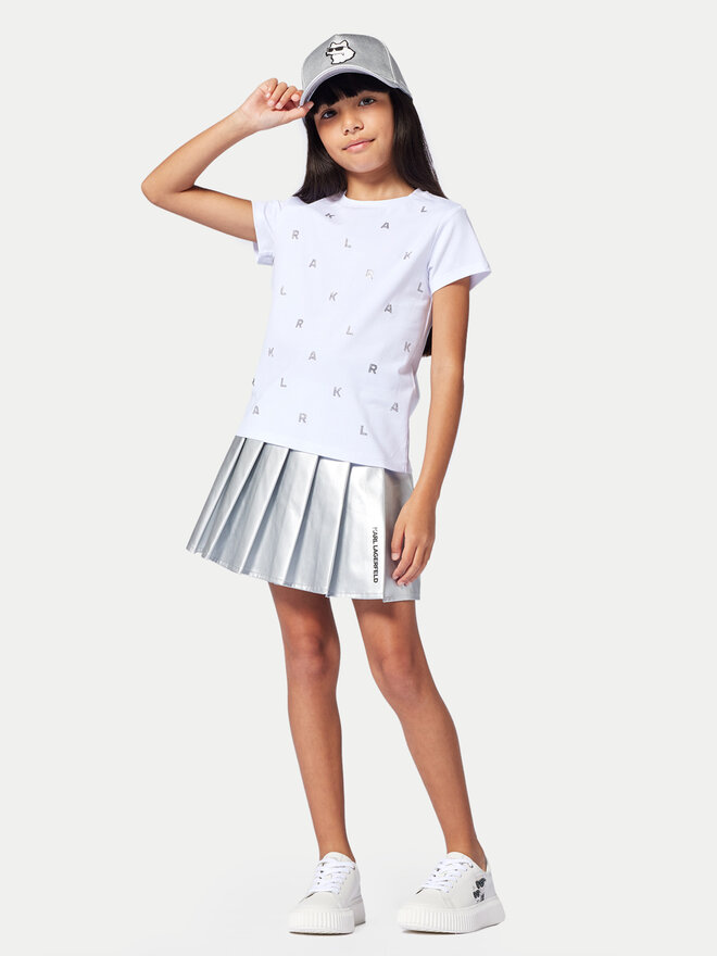 Karl Lagerfeld Kids Karl Lagerfeld Kids Camiseta Z30571 D Blanco Regular Fit