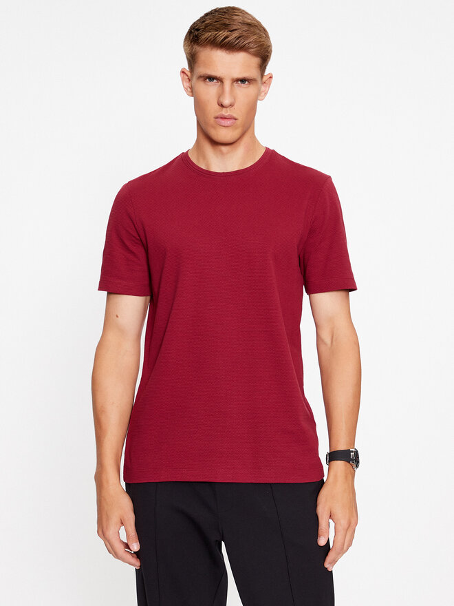 BOSS BOSS Camiseta Tiburt 240 50452680 Rojo Regular Fit