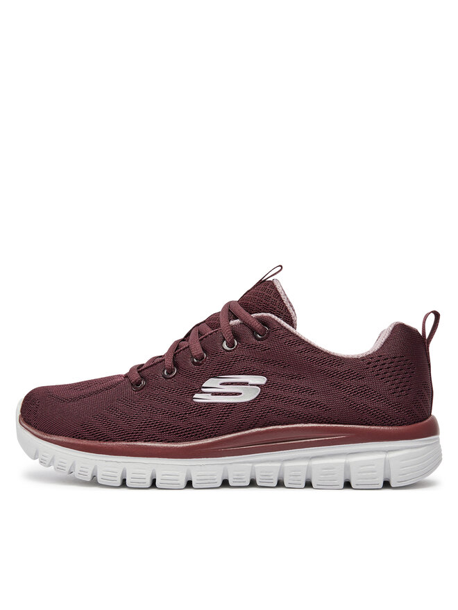 Skechers Tenisice Skechers Get Connected 12615/WINE Tamnocrvena