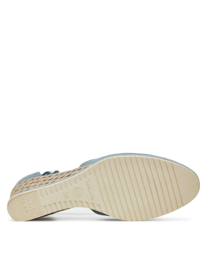 Tamaris Espadrile Tamaris 1-22309-42 Svetlo modra