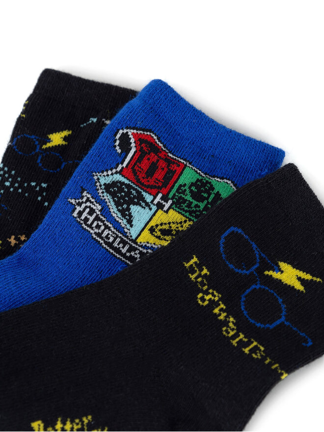 Harry Potter Zoknik Harry Potter ACCCS-AW24-226WBHP (3-pack) Fekete