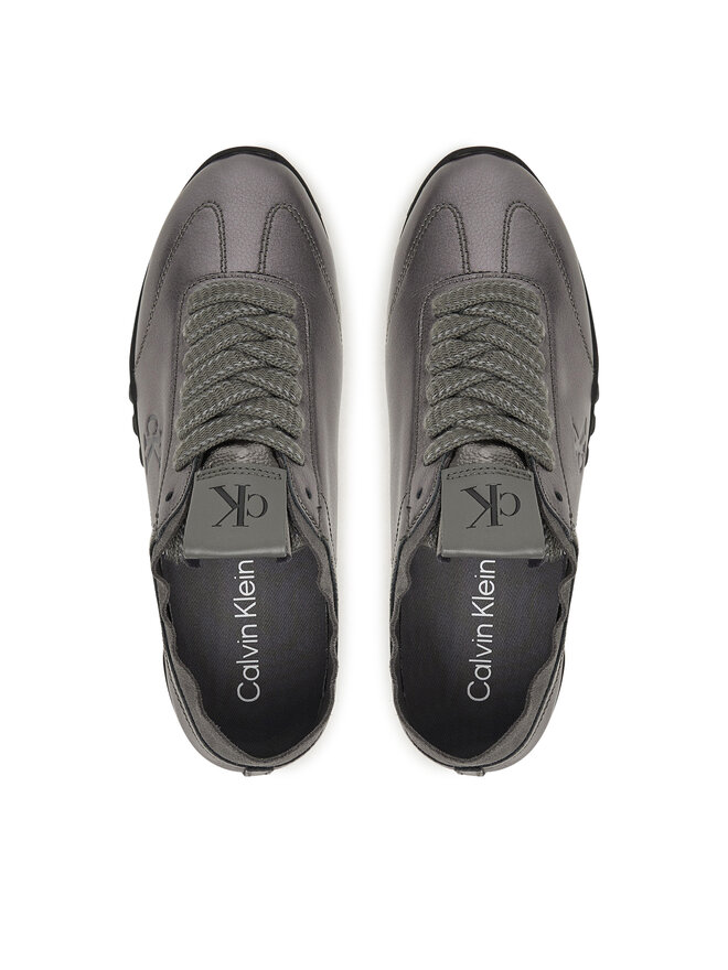 Calvin Klein Sneakers Calvin Klein Low Profile Sneaker Met HW0HW03305 Grau