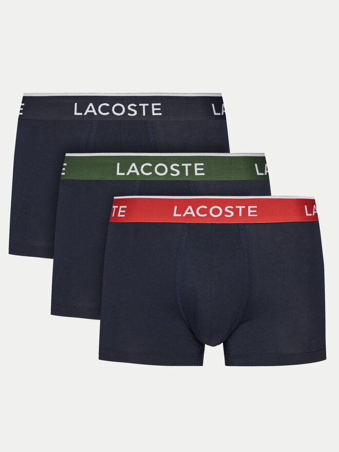 Lacoste Lacoste 3 darab boxer 5H1297 Sötétkék