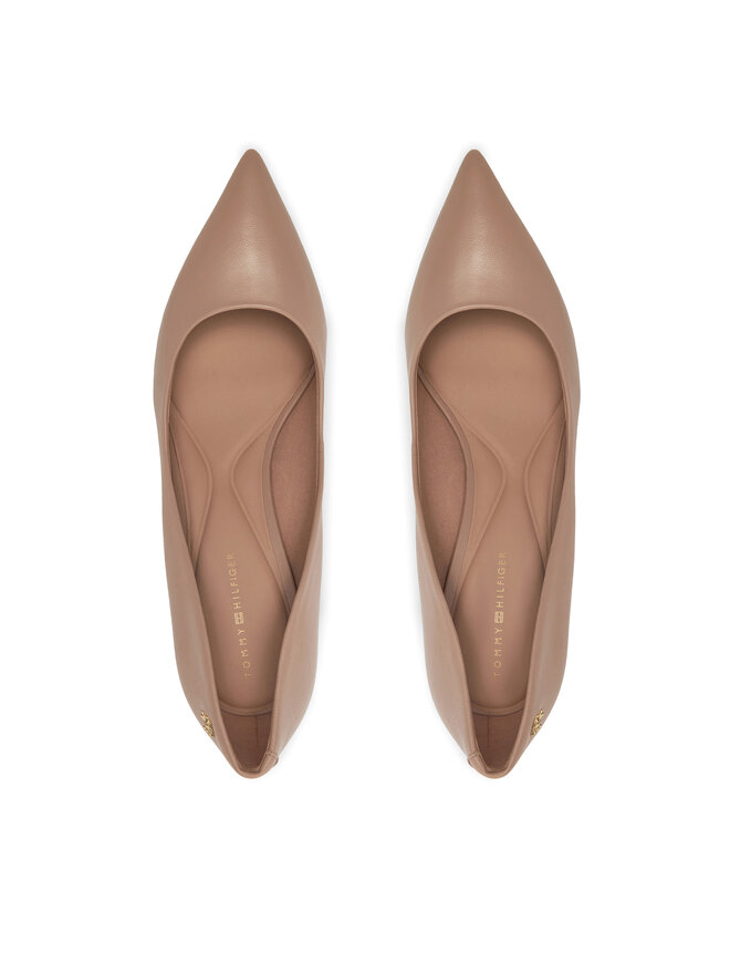 Tommy Hilfiger High Heels Tommy Hilfiger Essential Pointed Pump FW0FW07533 Beige