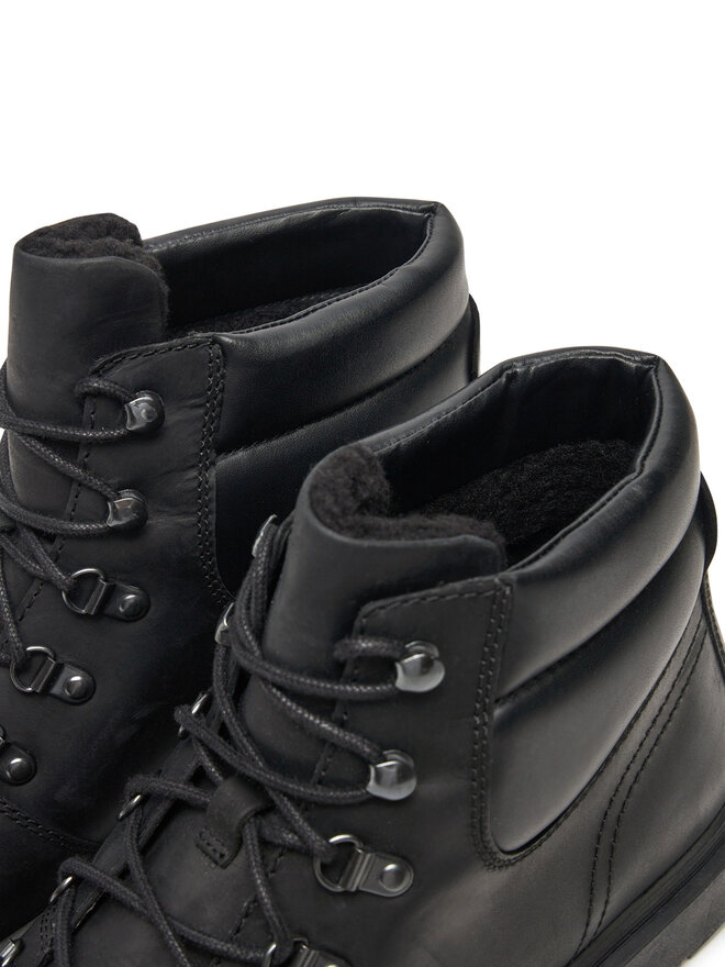 Geox Schnürschuhe Geox Calaita E U46HBH 00045 C9999 Schwarz