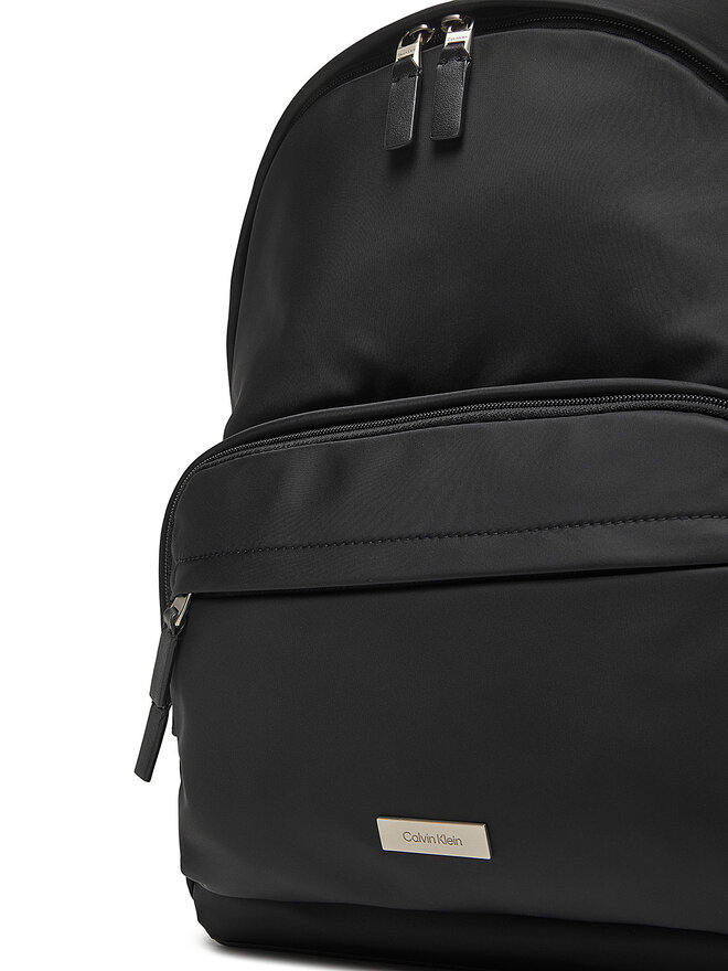 Calvin Klein Rucksack Calvin Klein Sleek Round Backpack LV04D3143G Schwarz