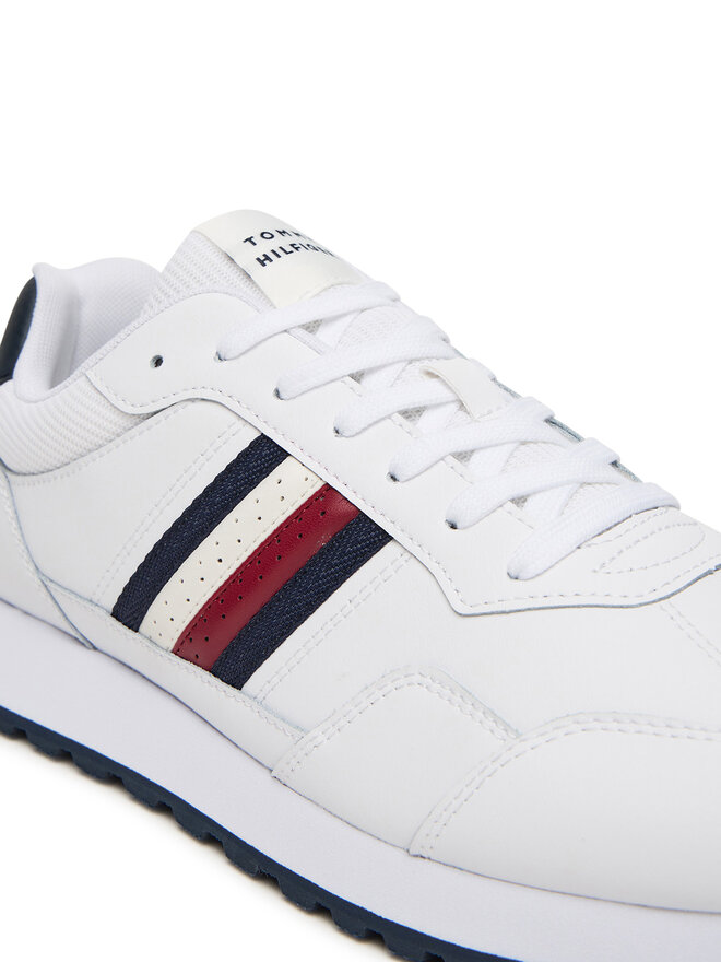 Tommy Hilfiger Sneakers Tommy Hilfiger New Runner Eva Stripes FM0FM05637 Alb
