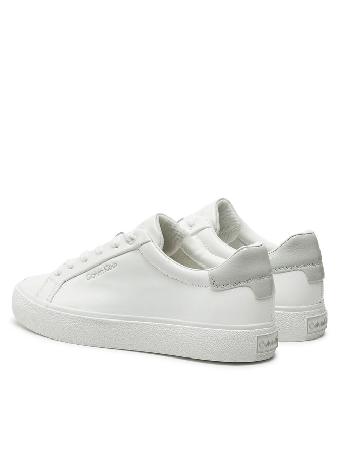 Calvin Klein Sneakersy Calvin Klein Vulc Lace Up Texture Fox - Lth HW0HW02439 Biały