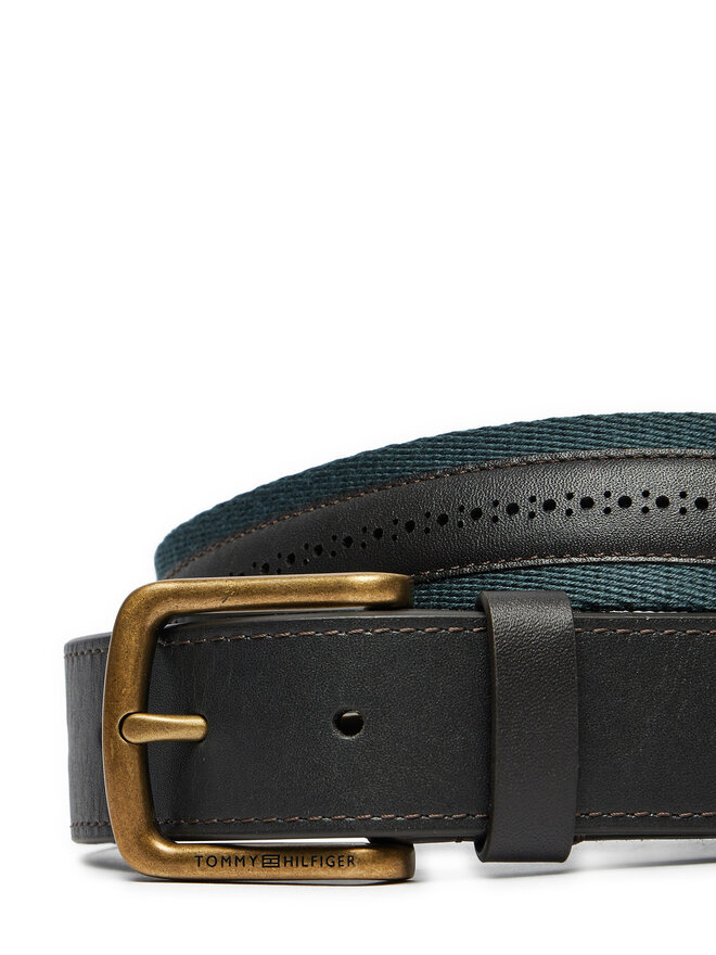 Tommy Hilfiger Чоловічий ремінь Tommy Hilfiger AM0AM12812 Бірюзовий