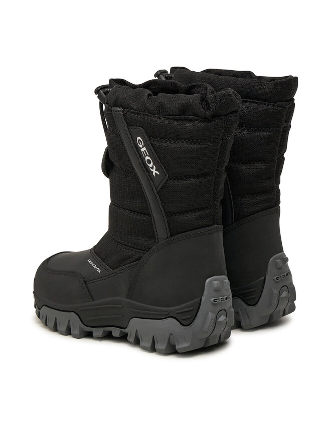 Geox Μπότες Χιονιού Geox J Himalaya Boy B Abx J26FRA 0FU54 C9999 M Μαύρο
