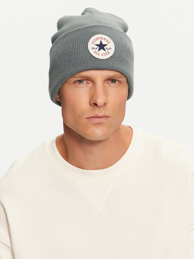 Bonnet Converse Chuck Taylor All Star Patch Beanie 10022137 A23 Bleu marine chaussures
